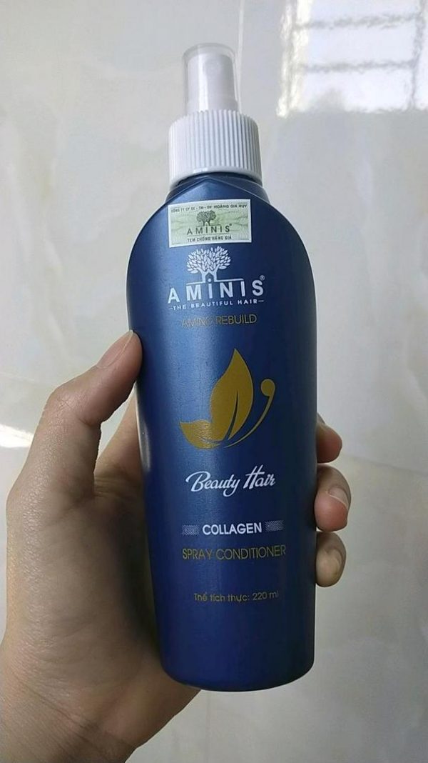 XỊT DƯỠNG TÓC AMINIS COLLAGEN 220ML